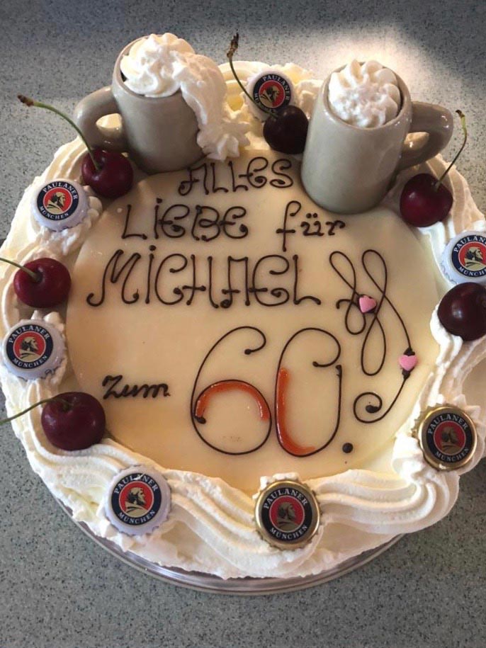 Torte zum 60ten Geburtstag - Bauerncafé Hahne
